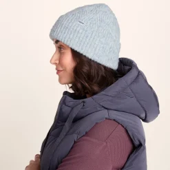 Abby Knit Hat - Light Blue Marl