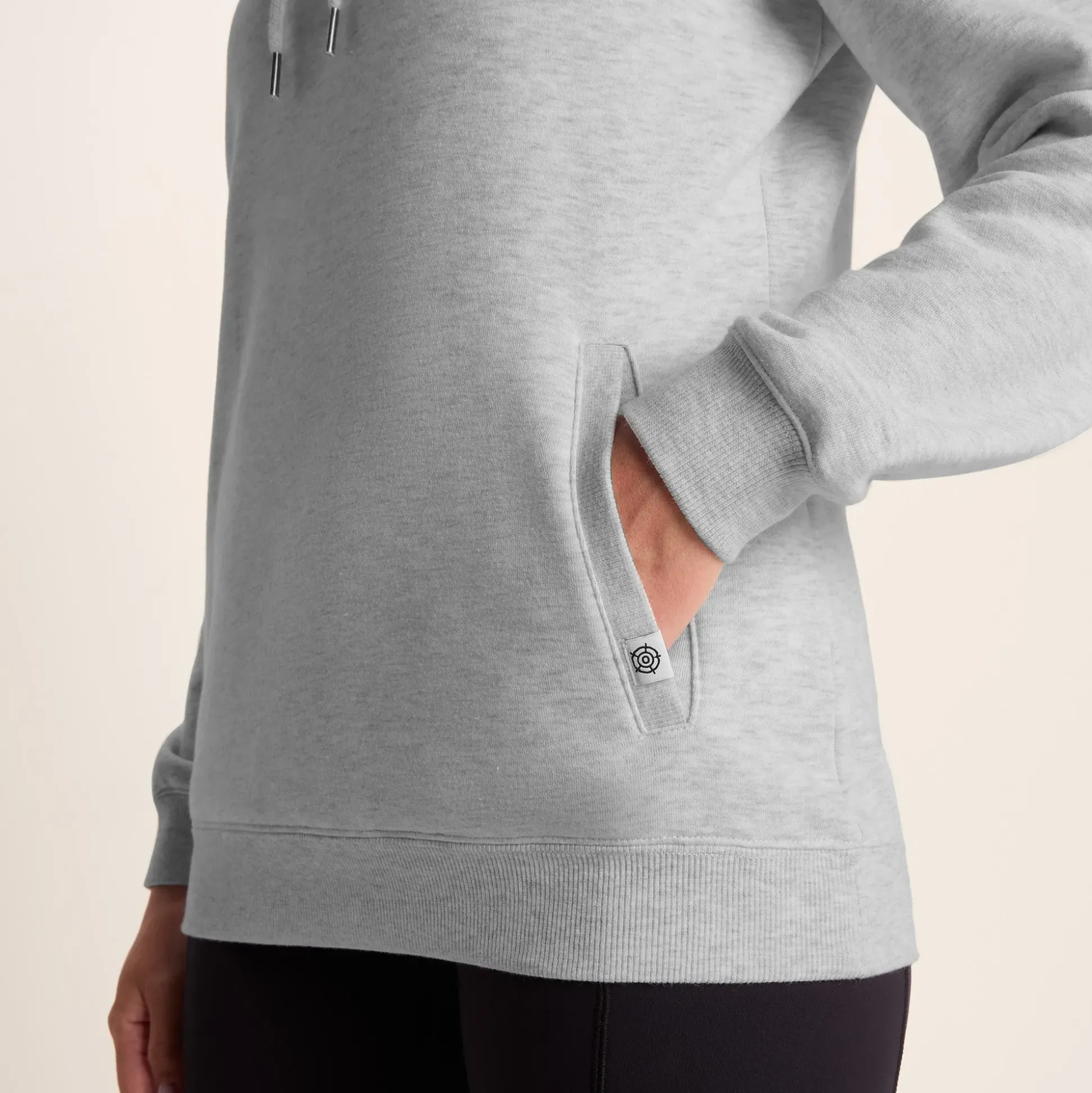 Abigail Womens Supersoft Funnel Neck Sweat - Oatmeal Marl
