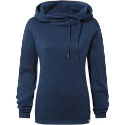 Acer Womens Oversized Supersoft Knitlook Fleece Hoody - Starry Night Marl