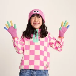 Adal Kids Shaun the Sheep Knit Gloves - Piglet Pink