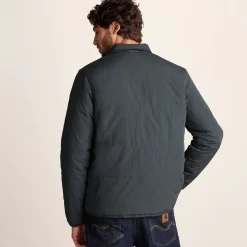 Adamson Mens Shower Resistant Insulated Shacket - Deep Slate