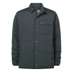 Adamson Mens Shower Resistant Insulated Shacket - Deep Slate