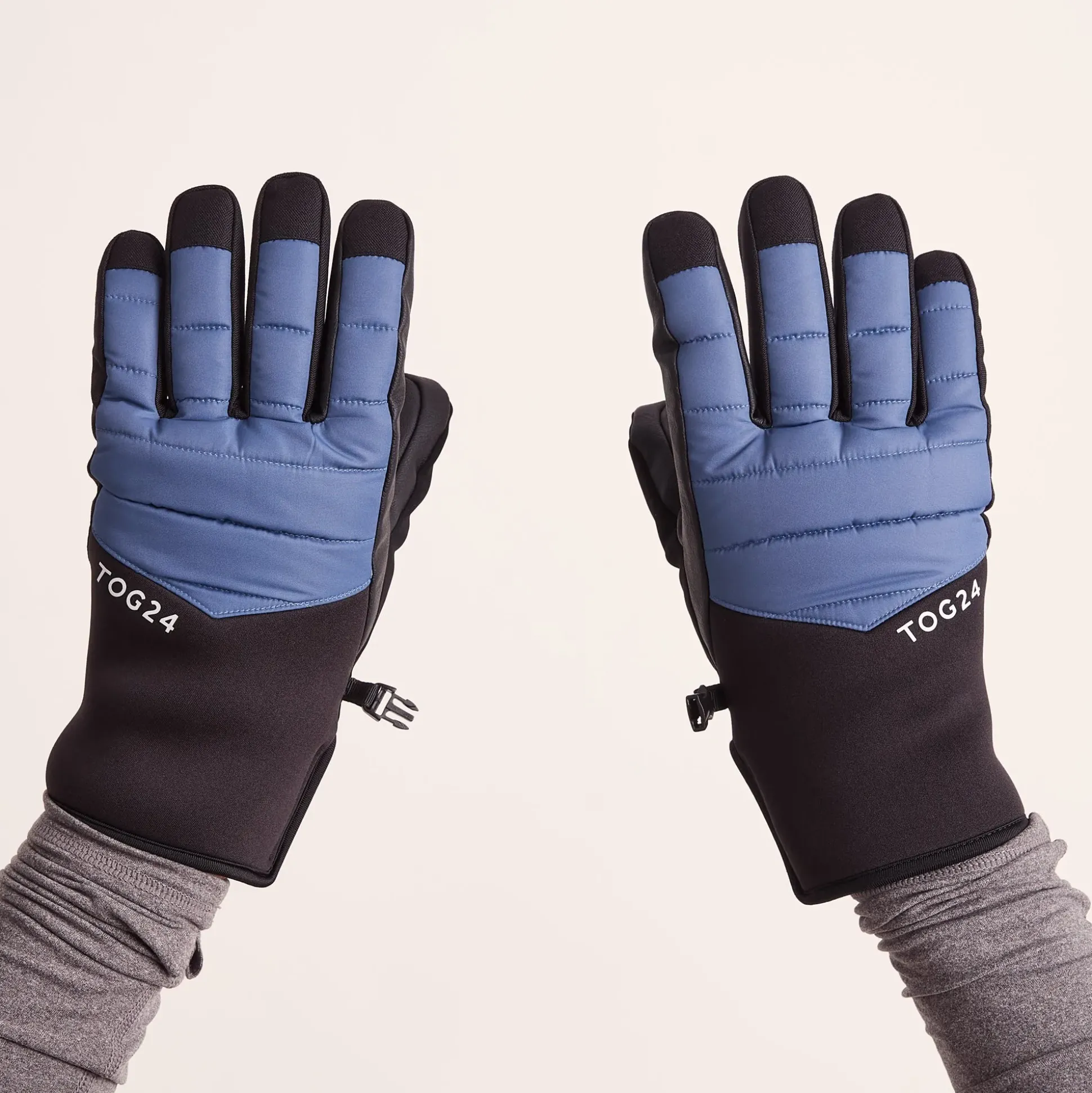 Adventure Waterproof Insulated Ski Gloves - Fjord Blue