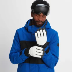Adventure Waterproof Insulated Ski Gloves - Optic White