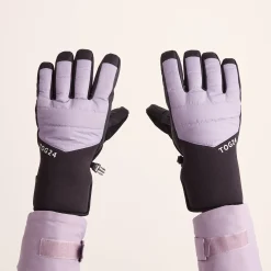 Adventure Waterproof Insulated Ski Gloves - Lavender Grey