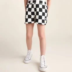 Afrino Kids Shaun the Sheep Sweatshort - Black Woolly Checkerboard
