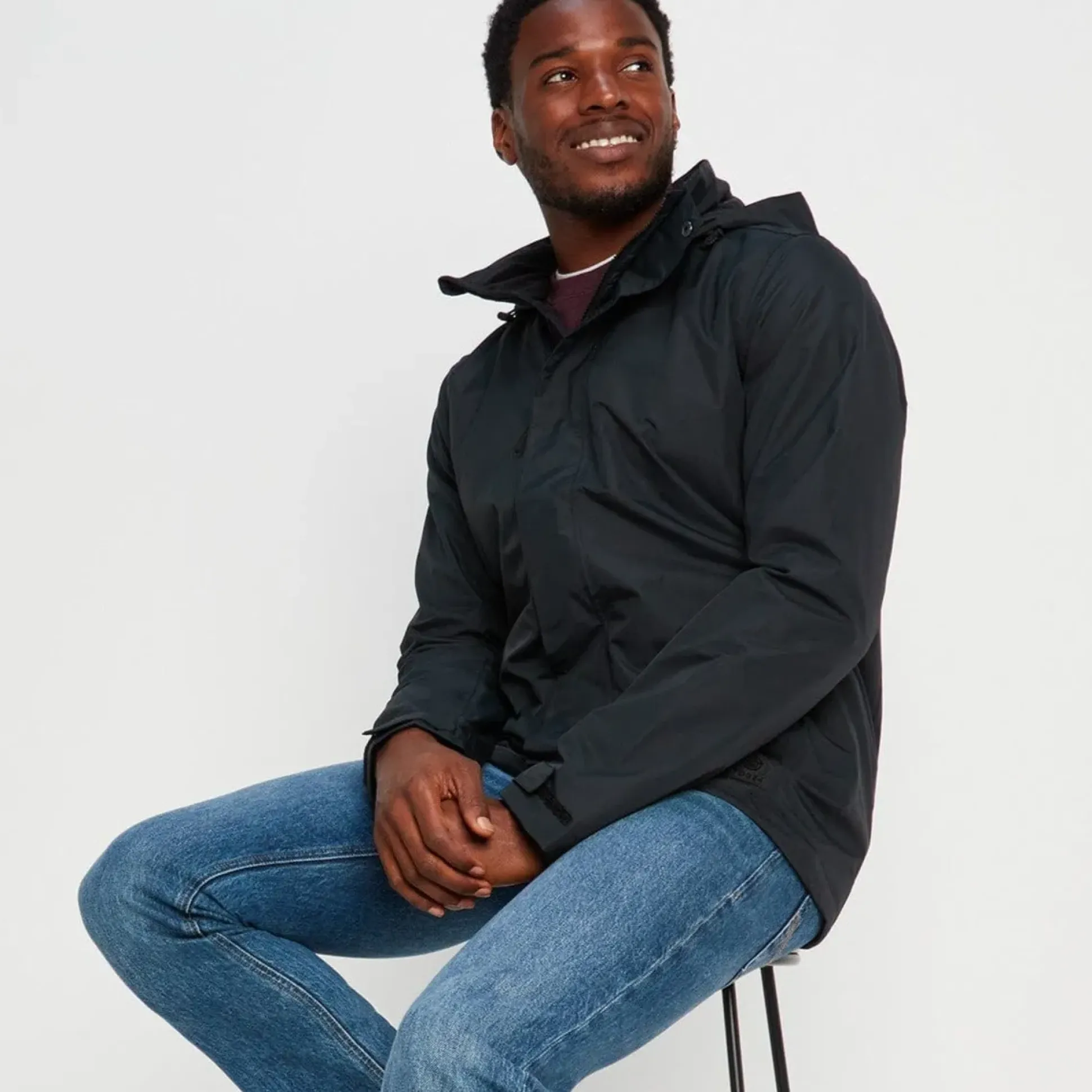 Airton Mens Waterproof Jacket - Black