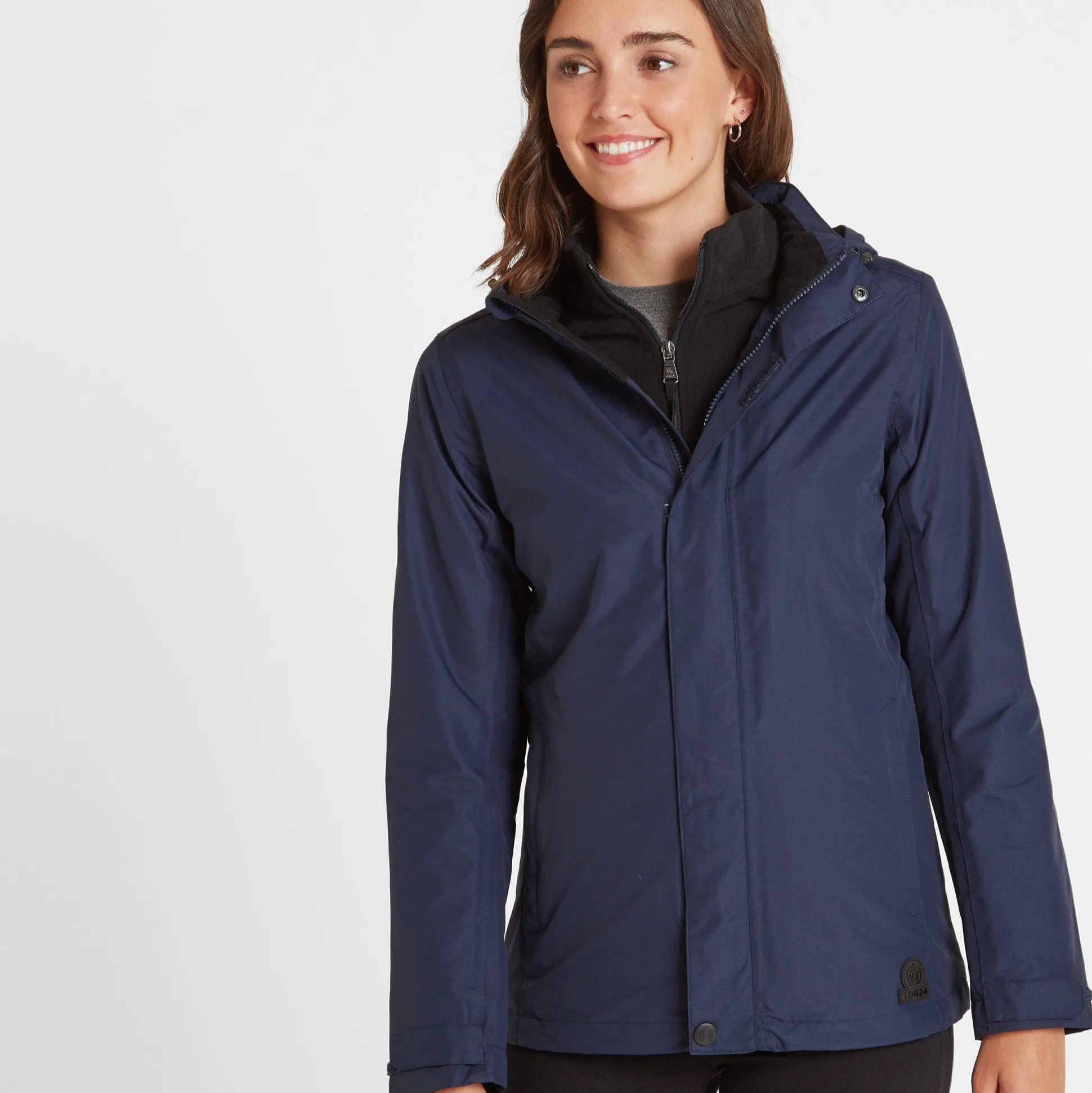 Airton Womens Waterproof Jacket - Navy