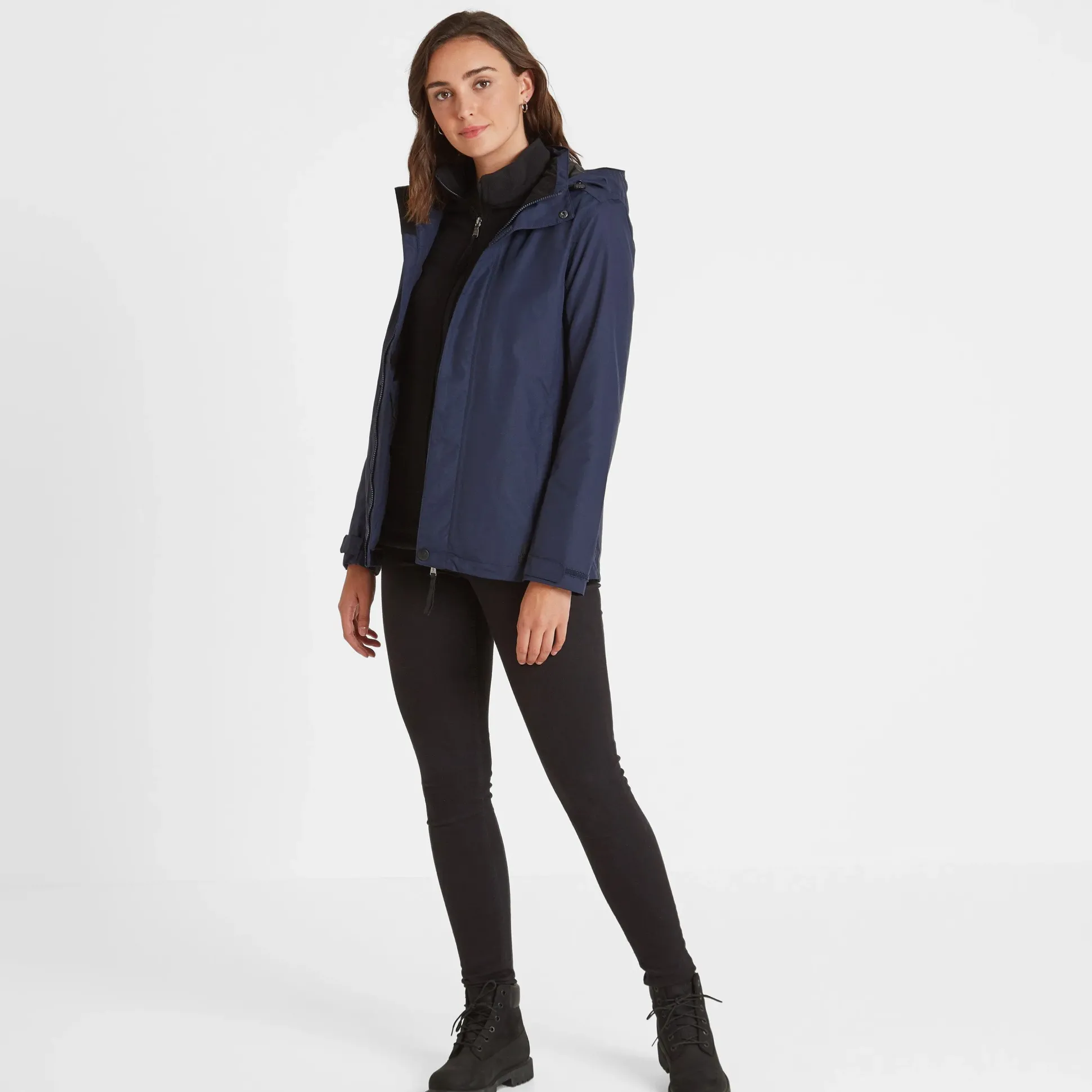 Airton Womens Waterproof Jacket - Navy