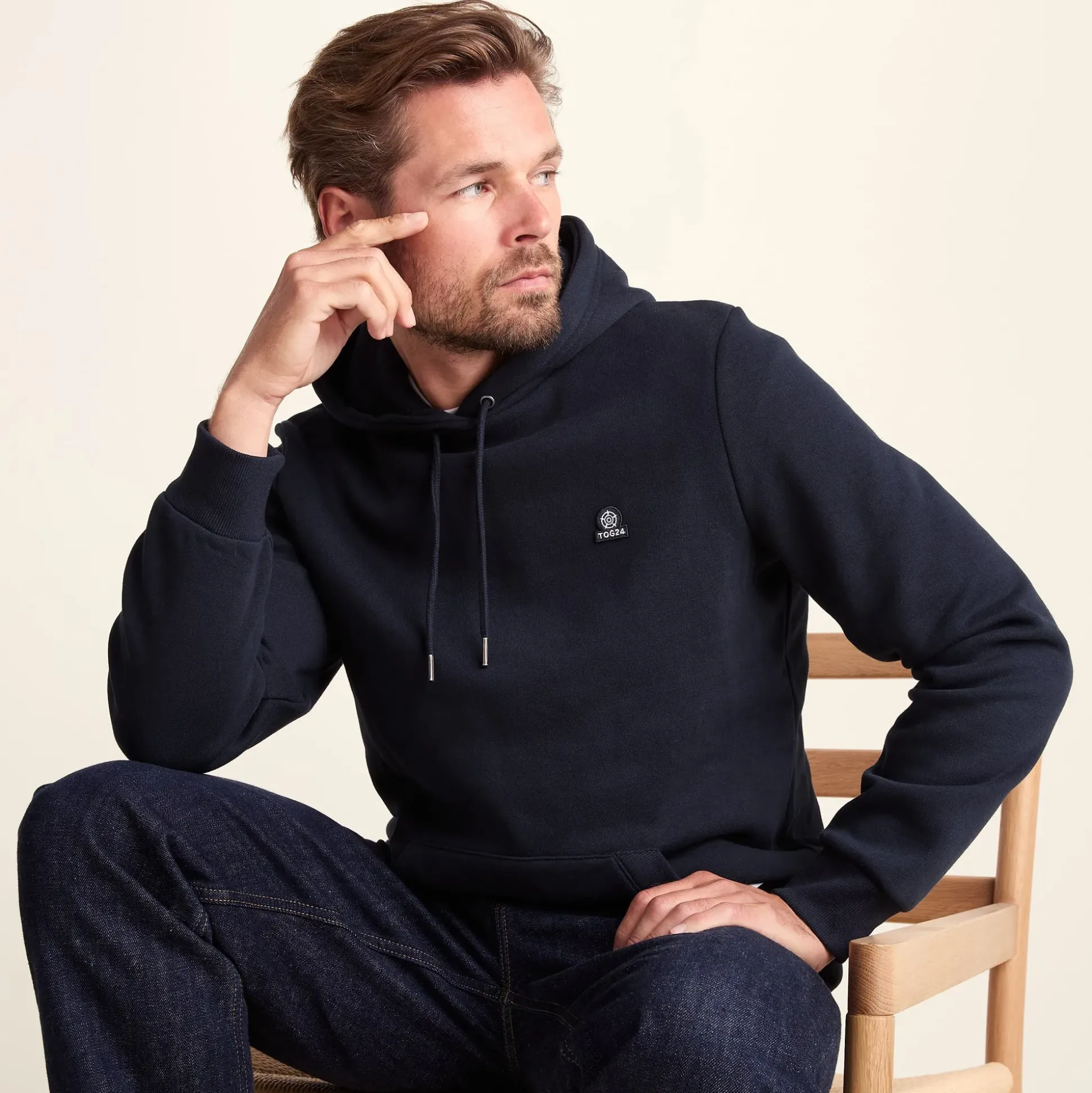 Akerman Mens Supersoft Hoody - Dark Indigo