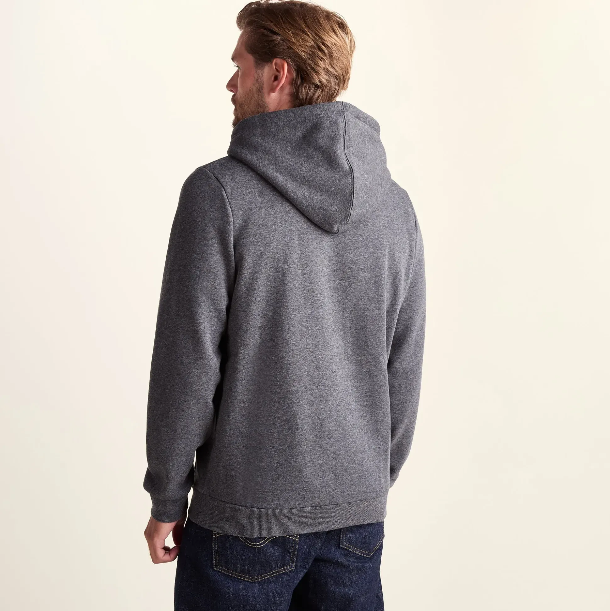 Akerman Mens Supersoft Hoody - Dark Grey Marl
