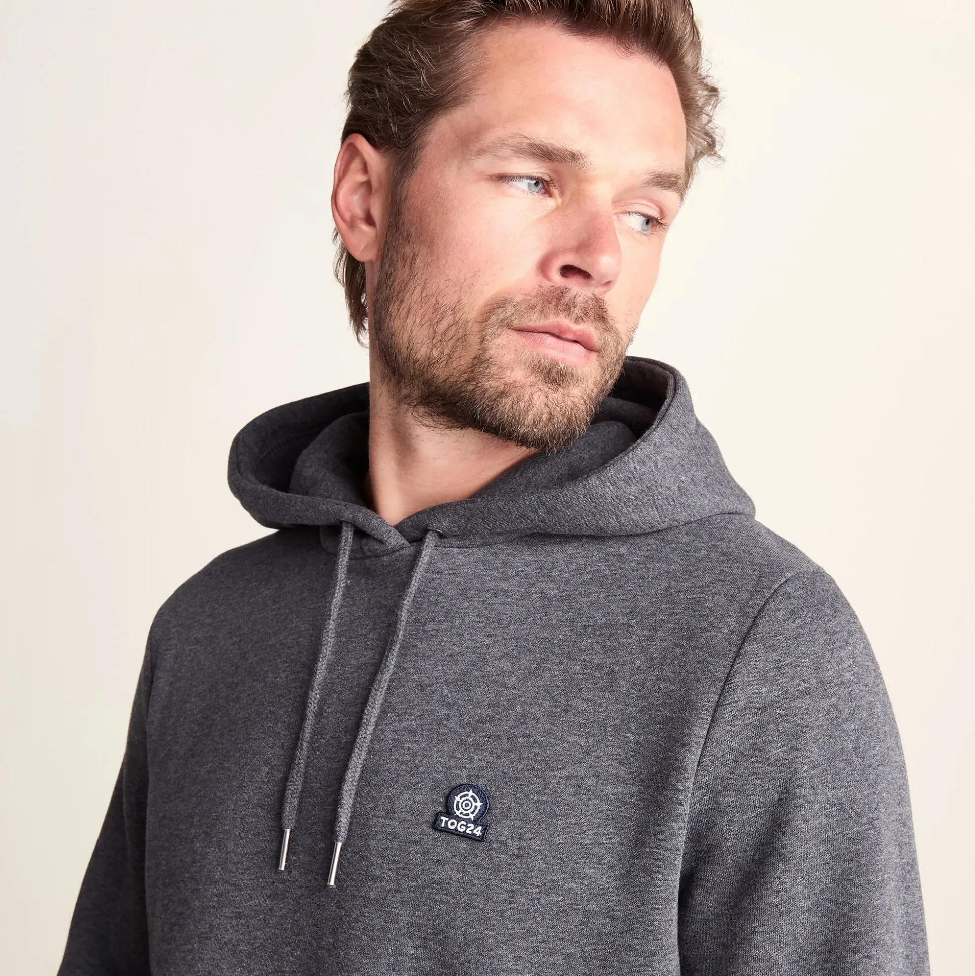 Akerman Mens Supersoft Hoody - Dark Grey Marl