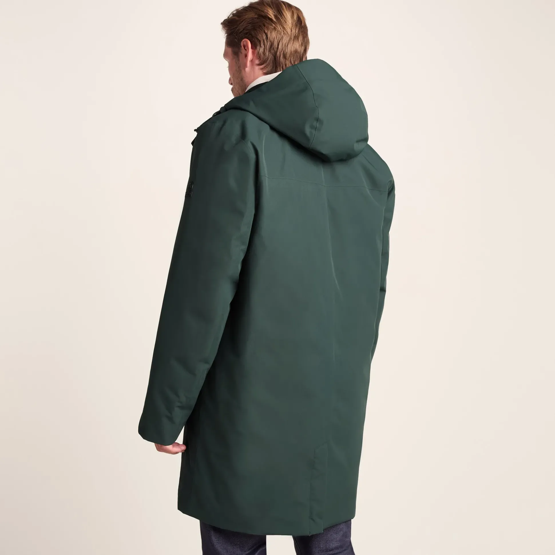 Aksel Mens Waterproof Insulated Parka - Racing Green