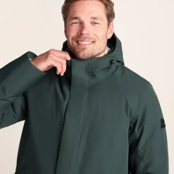 Aksel Mens Waterproof Insulated Parka - Racing Green