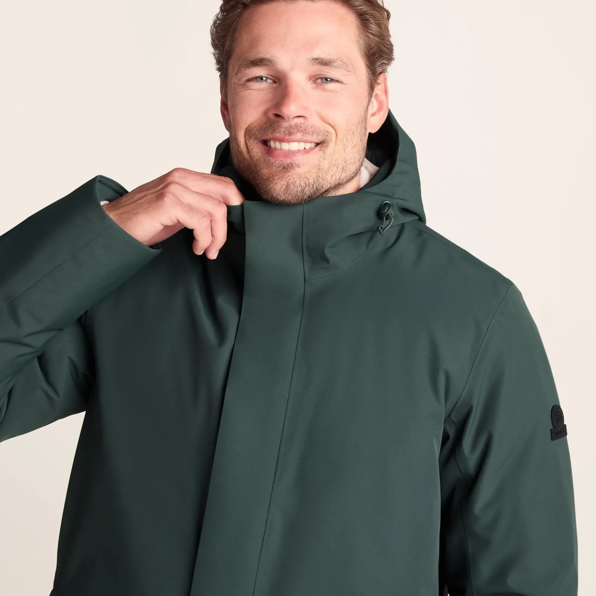Aksel Mens Waterproof Insulated Parka - Racing Green
