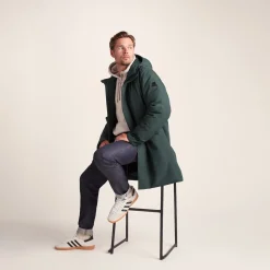 Aksel Mens Waterproof Insulated Parka - Racing Green