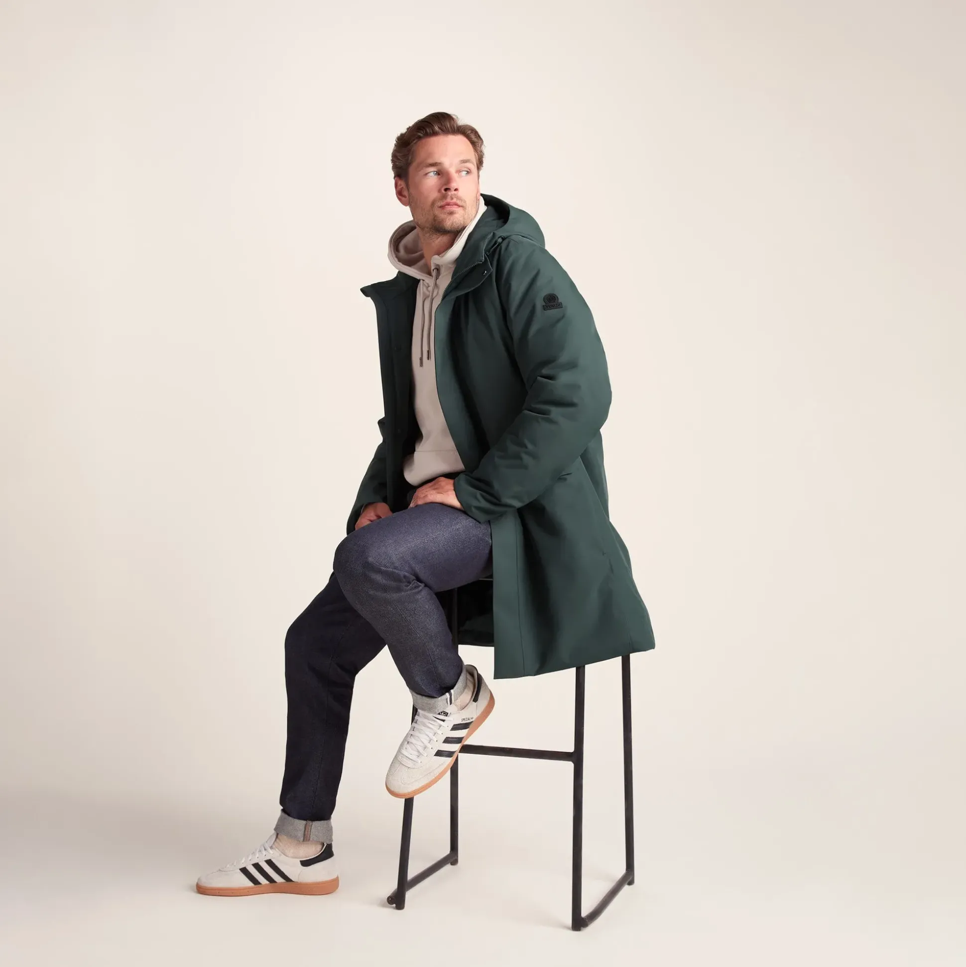 Aksel Mens Waterproof Insulated Parka - Racing Green