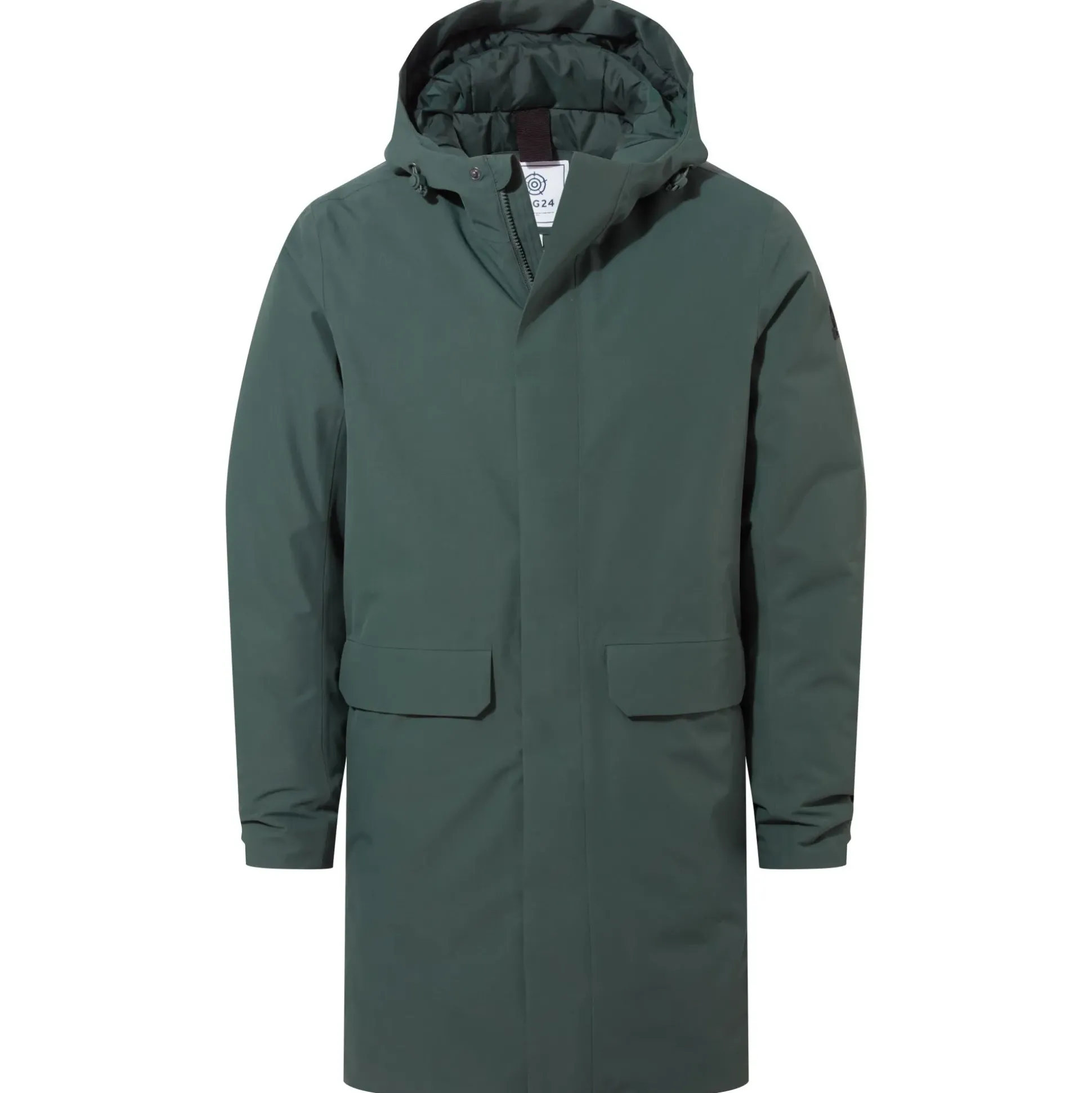 Aksel Mens Waterproof Insulated Parka - Racing Green