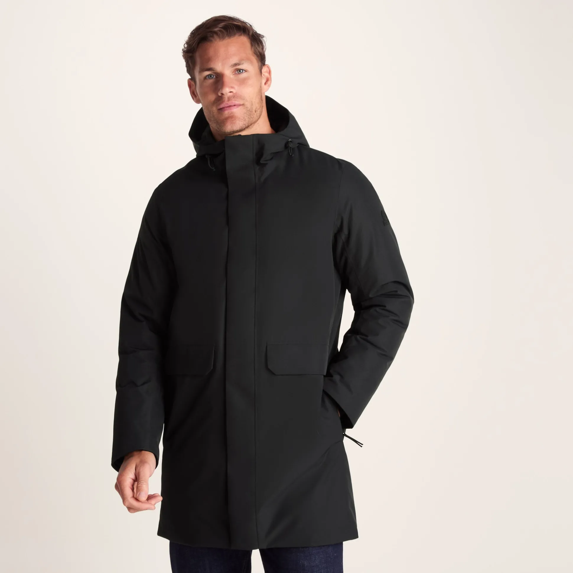 Aksel Mens Waterproof Insulated Parka - Black