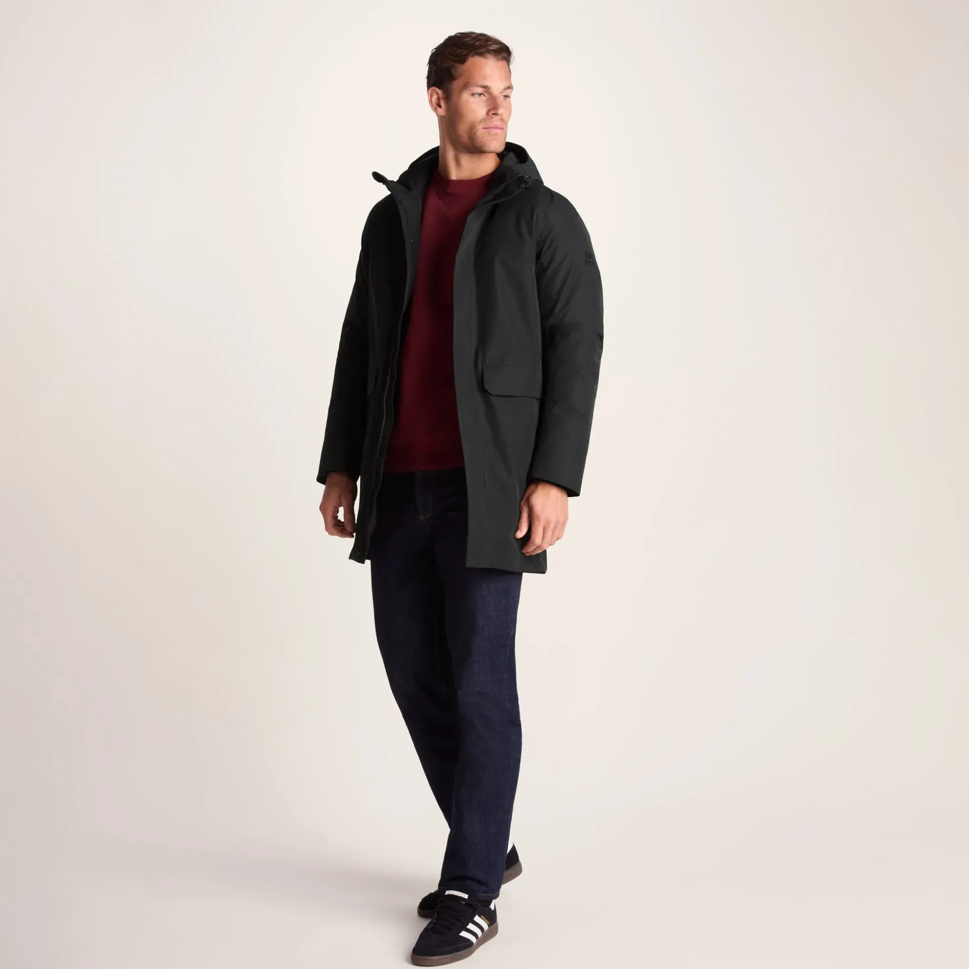 Aksel Mens Waterproof Insulated Parka - Black