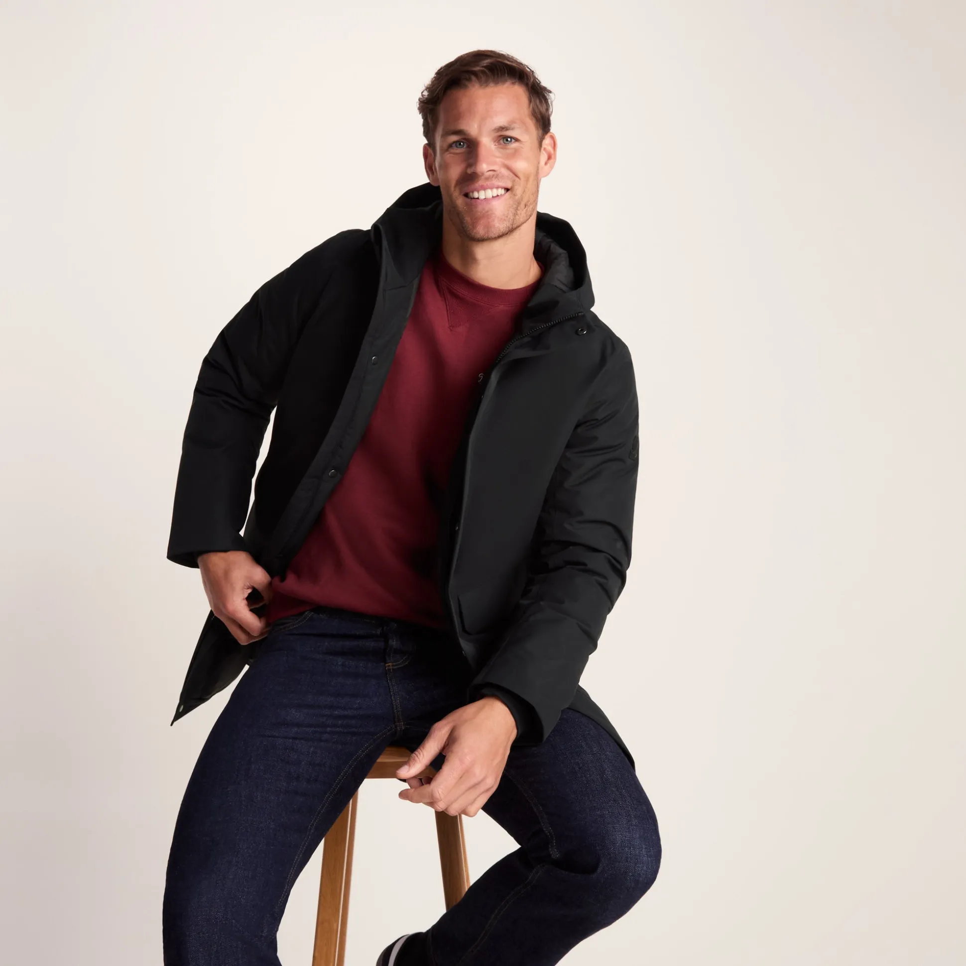 Aksel Mens Waterproof Insulated Parka - Black