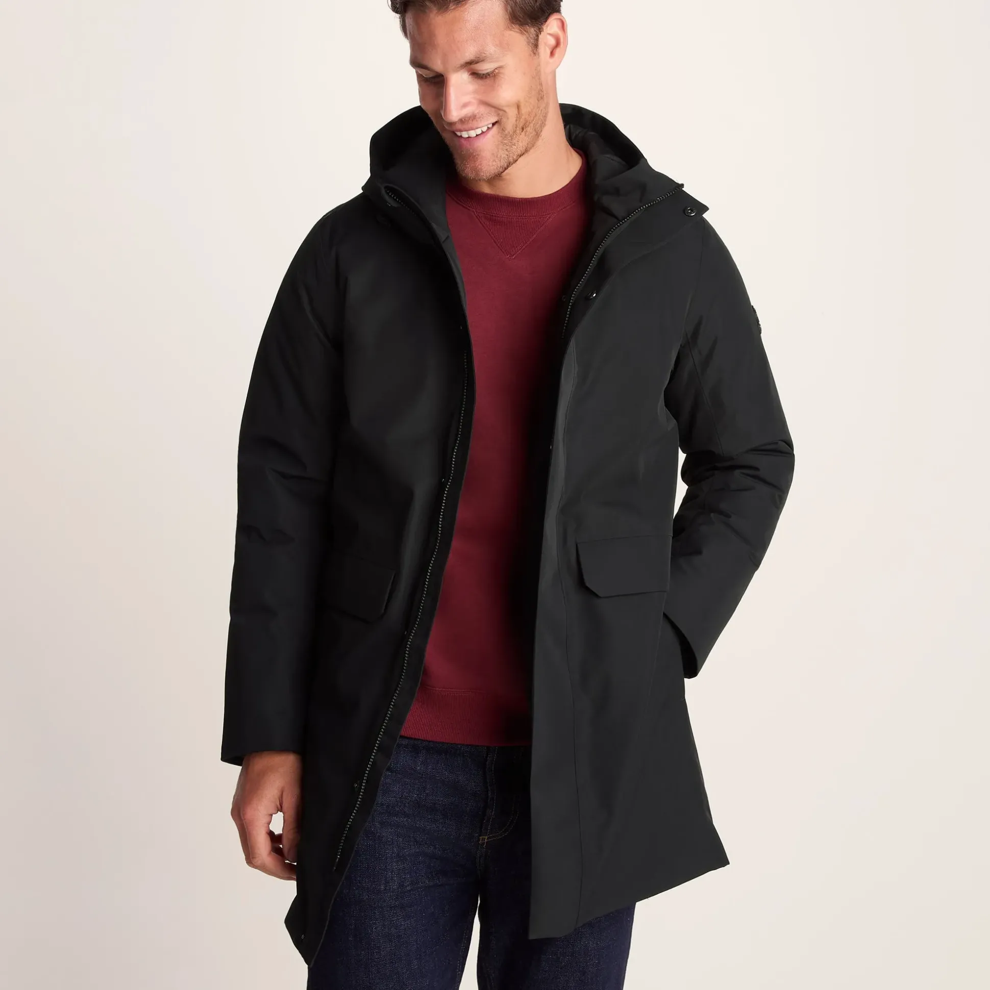 Aksel Mens Waterproof Insulated Parka - Black