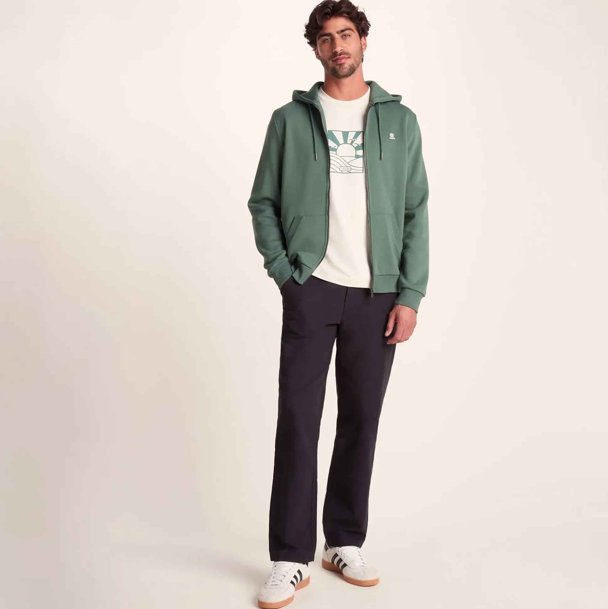 Alden Mens Supersoft Hoody - Light Forest
