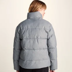 Allitt Womens Short Insulated Padded Jacket - Ice Grey Melange