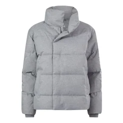 Allitt Womens Short Insulated Padded Jacket - Ice Grey Melange