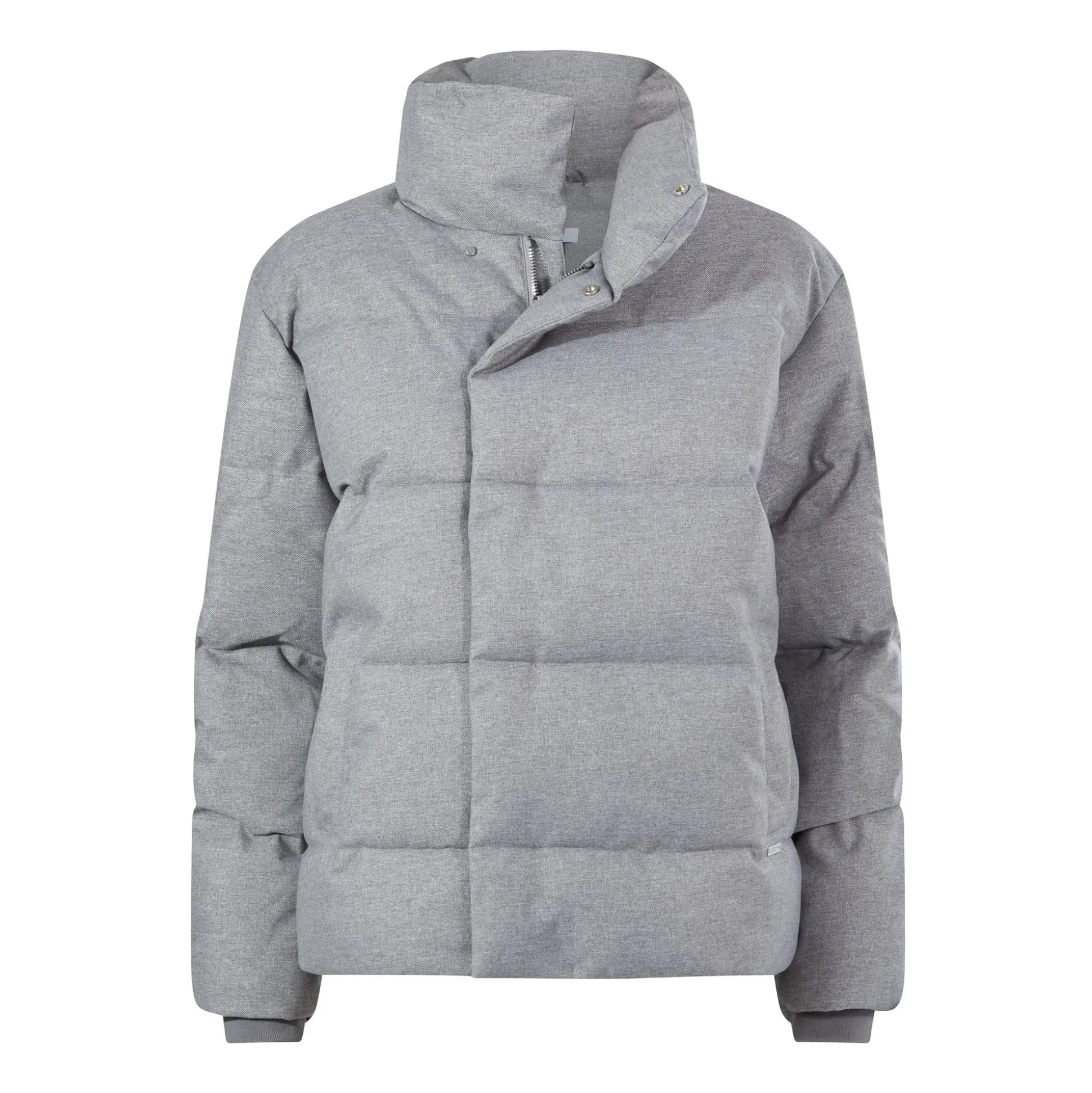 Allitt Womens Short Insulated Padded Jacket - Ice Grey Melange