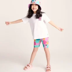 Altay Kids Shaun the Sheep Cycling Short - Pink Cloud Print