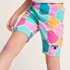Altay Kids Shaun the Sheep Cycling Short - Pink Cloud Print