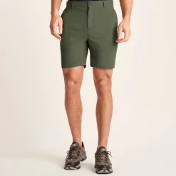 Amble Mens Lightweight Ripstop Performance Shorts - Khaki