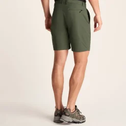 Amble Mens Lightweight Ripstop Performance Shorts - Khaki