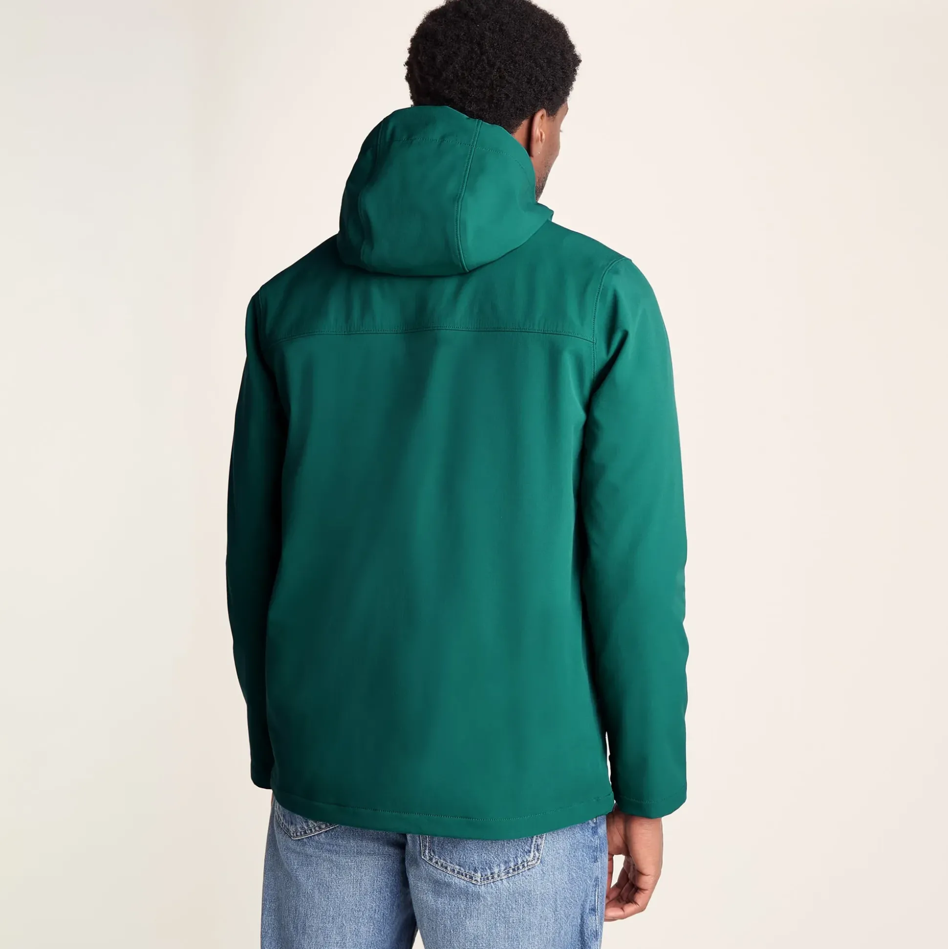 Andro Mens Hooded Waterproof Softshell Jacket - Dark Turquoise