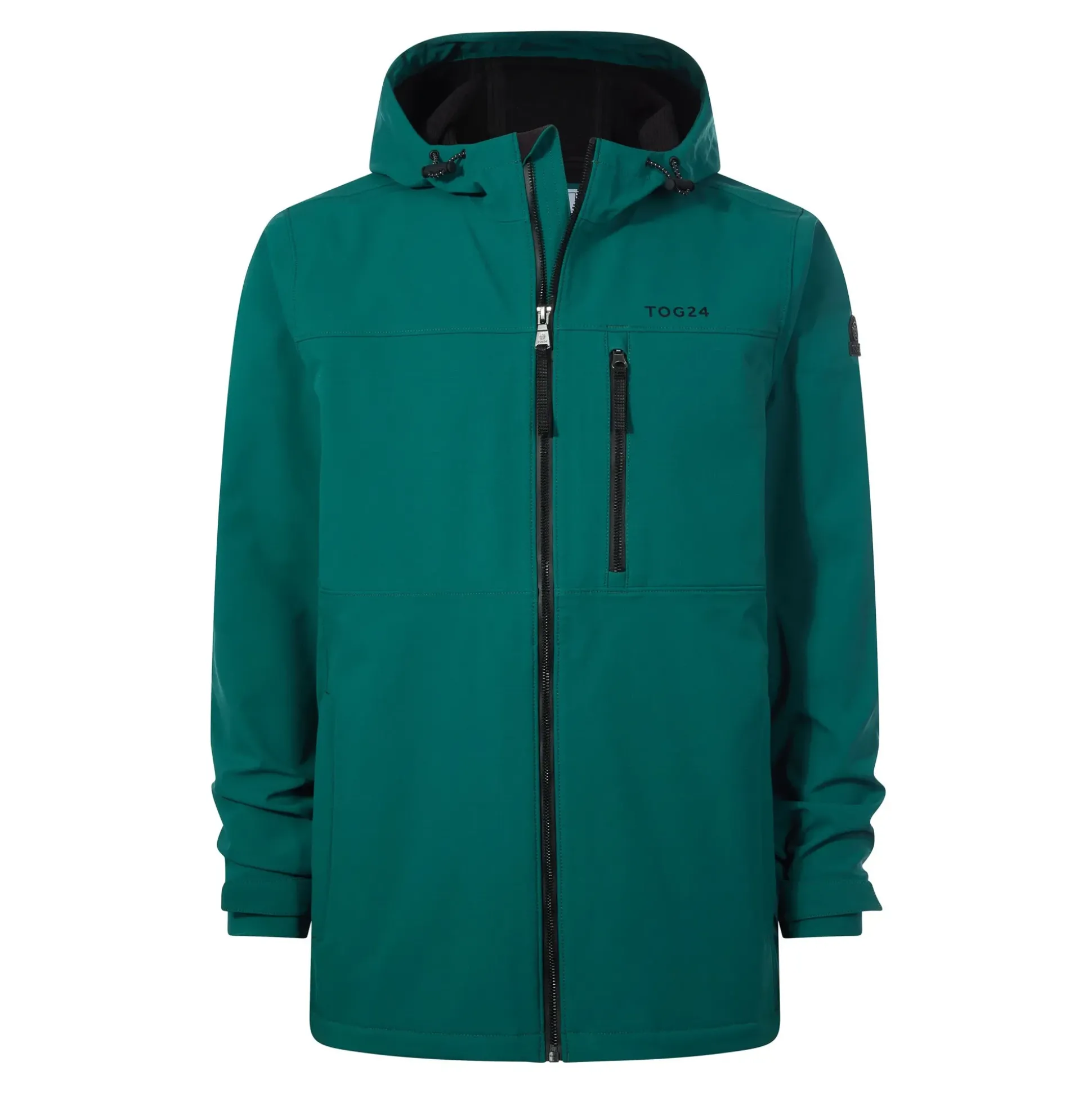 Andro Mens Hooded Waterproof Softshell Jacket - Dark Turquoise