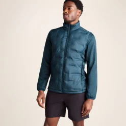 Anick Mens Lightweight Insulated Hybrid Jacket - Inky Blue