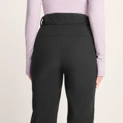 Annecy Womens Softshell Salopettes - Black