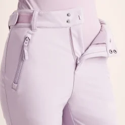 Annecy Womens Softshell Salopettes - Lavender Grey