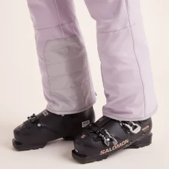 Annecy Womens Softshell Salopettes - Lavender Grey
