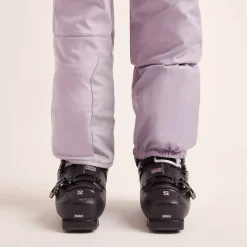 Annecy Womens Softshell Salopettes - Lavender Grey