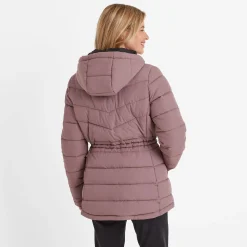 Anthorn Womens Padded Parka - Mauve