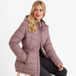 Anthorn Womens Padded Parka - Mauve