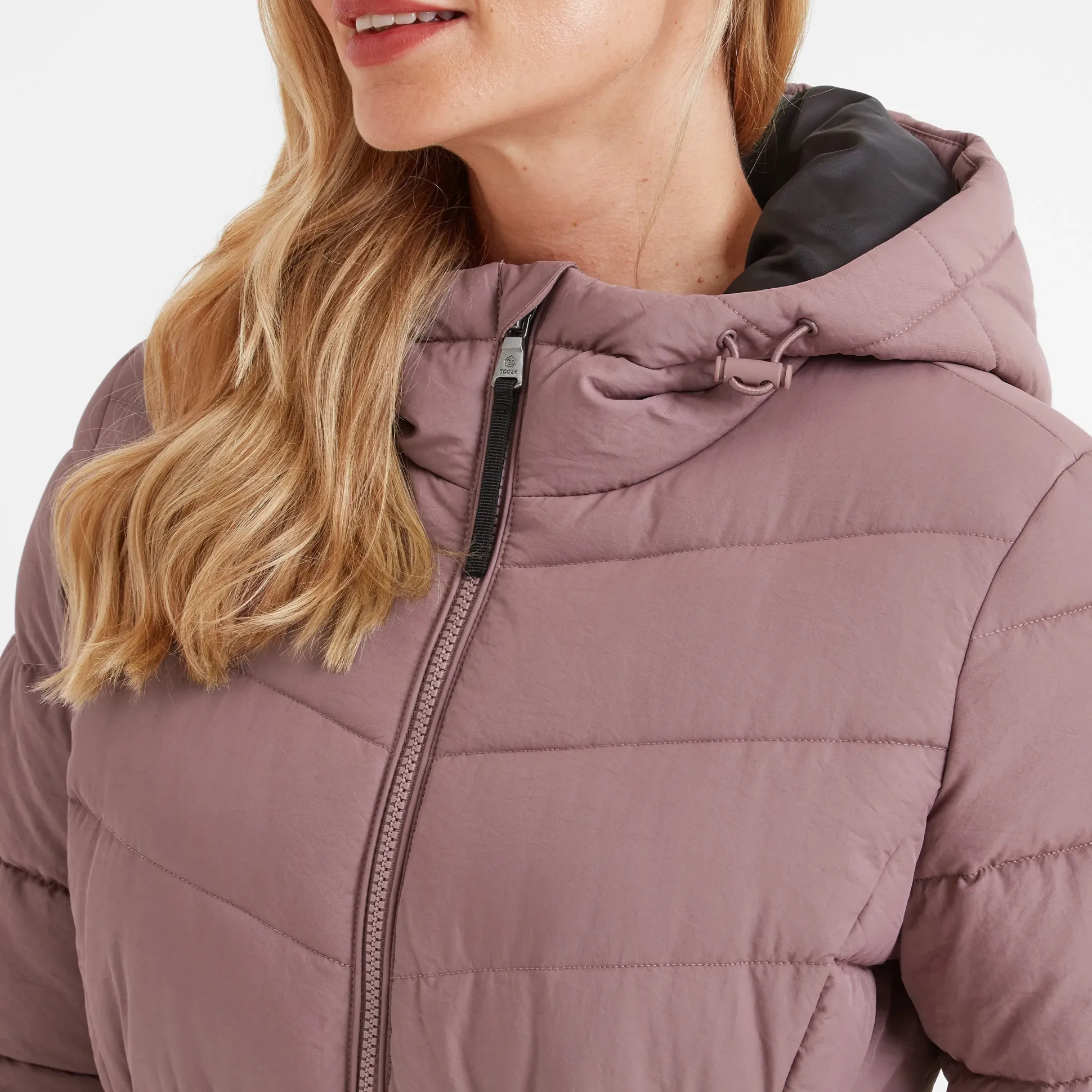 Anthorn Womens Padded Parka - Mauve