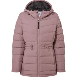Anthorn Womens Padded Parka - Mauve