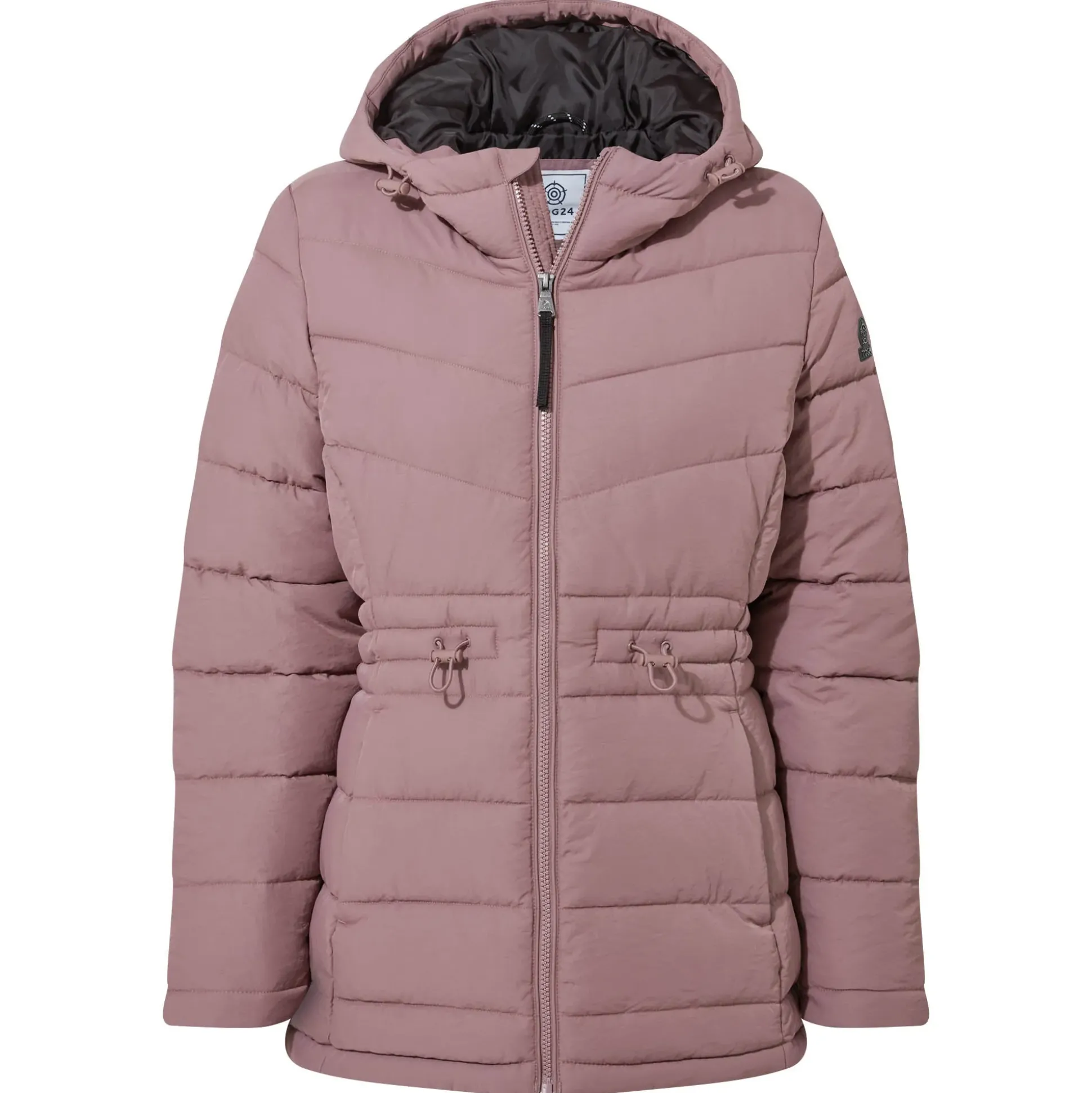 Anthorn Womens Padded Parka - Mauve
