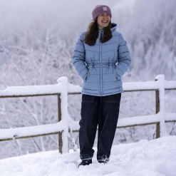 Anthorn Womens Padded Parka - Misty Blue