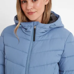 Anthorn Womens Padded Parka - Misty Blue