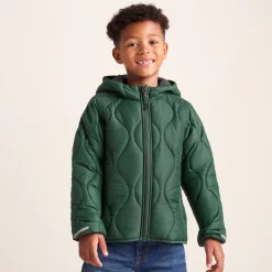 Arbor Kids Shower Resistant Padded Jacket - Dark Fern