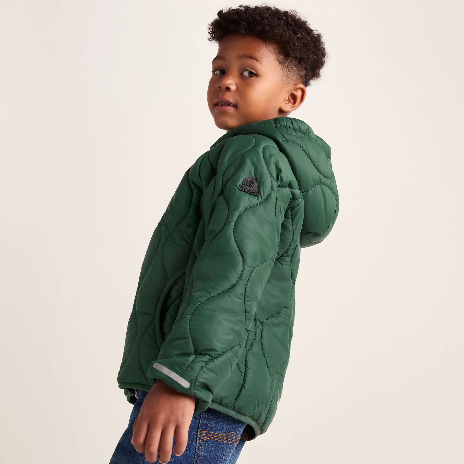 Arbor Kids Shower Resistant Padded Jacket - Dark Fern